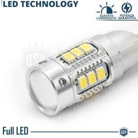 2pcs T10 W5W LED Bulbs Canbus with Lens | 360° White ICE Light 6500K | Plug & Play
