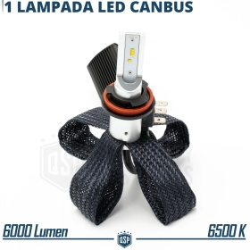 1 Bombilla H15 LED CANbus Luces Diurnas DRL + Carretera 6500K Blanco Frío 6000LM