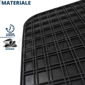 Alfombrillas para Coche de Goma Universales Originales GOODYEAR | Moldeable Negras