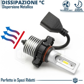 Kit LED PSX24W Blanco Frío 6500K Potente 8000LM | CANbus Sin Error, Plug & Play