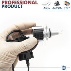 Kit Bombillas LED HIR2-HIR de Cuarzo 360° CANBUS | Luz Blanca Potente 6500K 55W