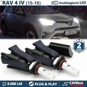 Kit LED HIR2-HIR para TOYOTA Rav 4 IV Facelift | Luces de Cruce + Carretera LED | CANbus 6500K