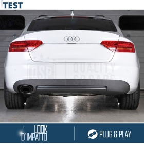 Universal OVAL EXHAUST TIP Black Stainless STEEL | Tail Pipe Tips Muffler INLET Ø 49-78 MM