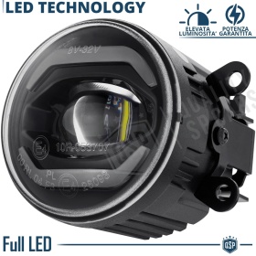 Faros Antiniebla LED DRL Para Porsche Cayenne 2 Pre-Facelift APROBADOS con Luces Diurnas LED Blancas