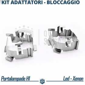 2X Adaptatores del Retenedor Soporte Bombilla para Montaje KIT LED H1 para Opel
