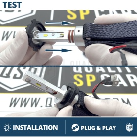 2 Adaptatores H1 del Retenedor Soporte Bombilla para Montaje KIT LED H1 para Hyundai