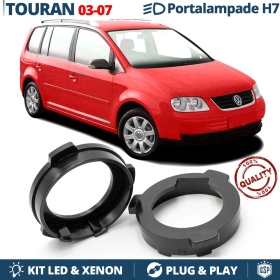 2 Adaptatores del Retenedor Soporte Bombilla H7 para VW Touran 1T (03-07) Montaje KIT LED Xenon