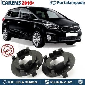 2X Adaptatores del Retenedor para Kia CARENS 4 2016- Soporte Bombilla para Montaje KIT LED Xenon