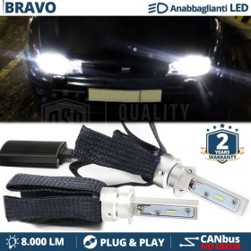 Kit LED H1 para Fiat BRAVO 1 Luces de Cruce CANbus | Bombillas LED 6500K 8000LM