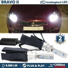 Kit LED H1 para Fiat BRAVO 2 Luces de Cruce CANbus | Bombillas LED 6500K 8000LM