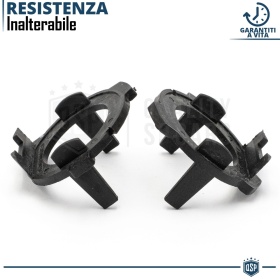 2X Adaptatores del Retenedor Soporte Bombilla para Montaje KIT LED H7 para Skoda