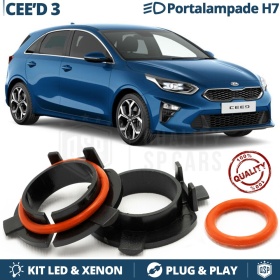2x ADATTATORI Portalampada PER KIA CEED, PRO CEED 3 | Montaggio KIT LED H7, Xenon
