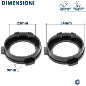 2 Adaptatores del Retenedor LED H7 Soporte Bombilla Montaje KIT LED XENON para Coches SKODA