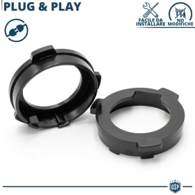 2 Adaptatores del Retenedor LED H7 Soporte Bombilla Montaje KIT LED XENON para Coches ALFA ROMEO