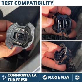 2 Adaptatores del Retenedor LED H7 Soporte Bombilla Montaje KIT LED XENON para Coches RENAULT