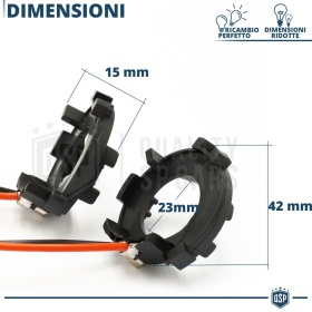 2X Adaptatores del Retenedor Soporte Bombilla para Montaje KIT LED H7 para Mercedes