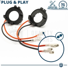 2X Adaptatores del Retenedor Soporte Bombilla para Montaje KIT LED H7 para Seat