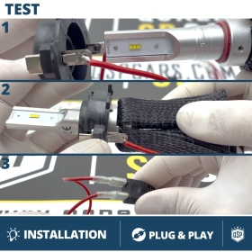 2x Adattatori Portalampada H7 per Opel, Montaggio Kit LED e Xenon | Conversione Luci