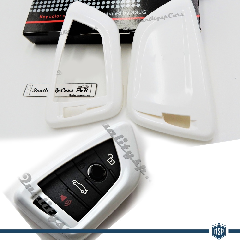 Funda Rígida Llave Mando Blanco para Bmw Carcasa Protectora en Abs Térmico Funda Rígida Llave Mando Blanco para Bmw Carcasa Protectora en Abs Térmico