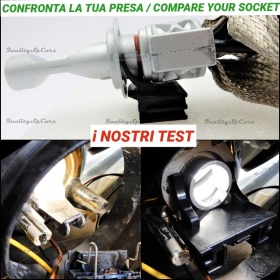 2X Adaptatores del Retenedor Soporte Bombilla para Montaje KIT LED H7 para Land Rover