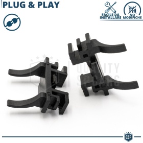 2X Adaptatores del Retenedor Soporte Bombilla para Montaje KIT LED H7 para Land Rover