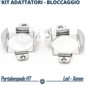 2X Adaptatores del Retenedor Soporte Bombilla para Montaje KIT LED H7 para Opel