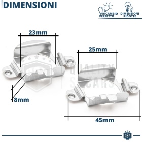 2X Adaptatores del Retenedor Soporte Bombilla para Montaje KIT LED H7 para Opel