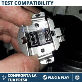 2X Adaptatores del Retenedor Soporte Bombilla para Montaje KIT LED H7 para Lancia