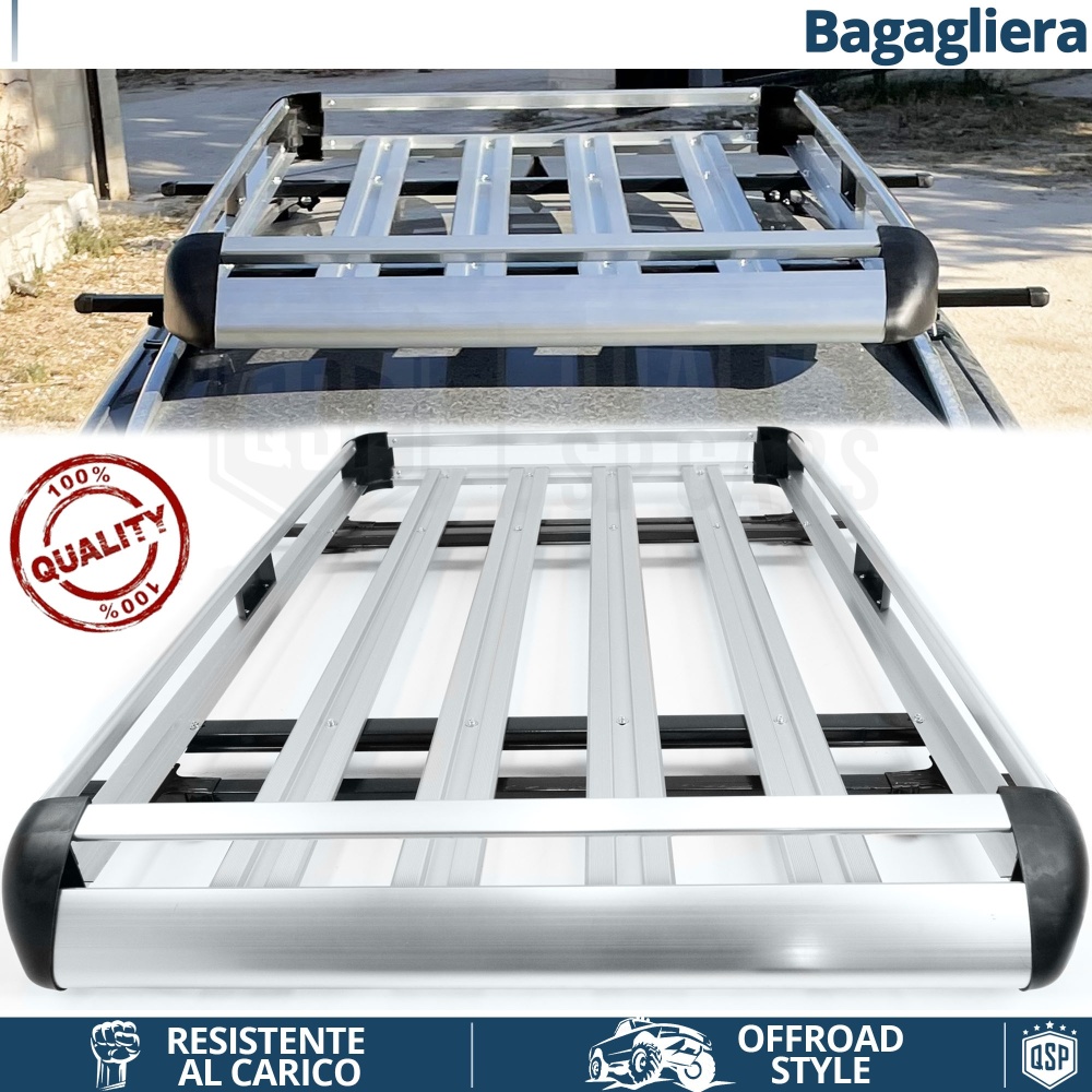 Cestello PORTAPACCHI Tetto Per Audi A4 (B5, B6, B7) Avant | Bagagliera Portabagagli in ALLUMINIO