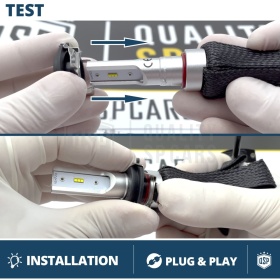 2X Adaptatores del Retenedor Soporte Bombilla para Montaje KIT LED H7 para Opel
