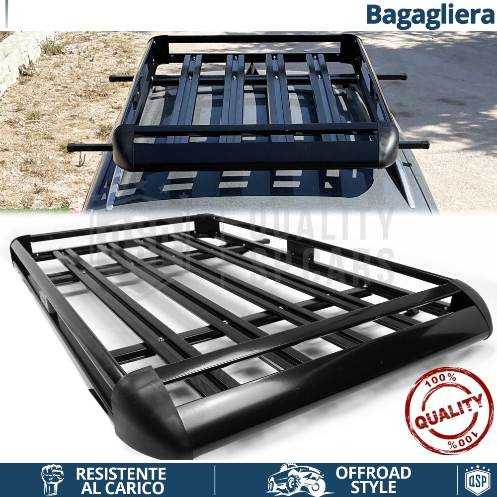 Portaequipajes de Techo para Citroen C5 1, 2 SW | Cesta de Equipajes en Aluminio Negro