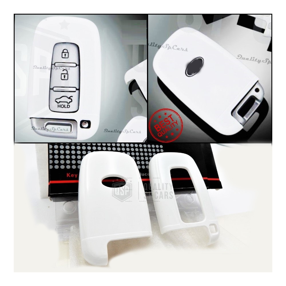 Funda Rígida Llave Mando Blanco para Hyundai Carcasa Protectora en Abs Térmico Funda Rígida Llave Mando Blanco para Hyundai Carcasa Protectora en Abs Térmico