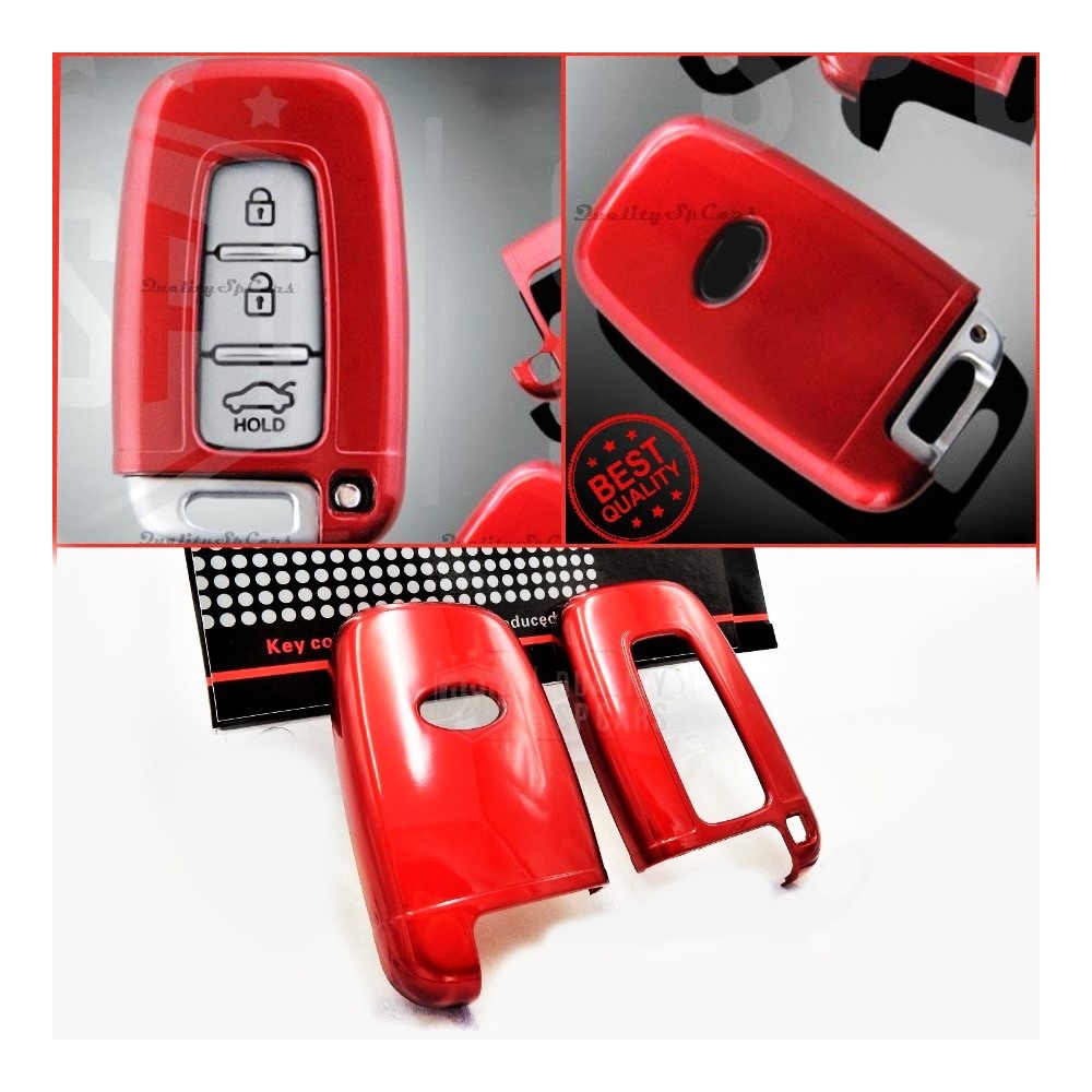 Funda Rígida Llave Mando Rojo para Hyundai Carcasa Protectora en Abs Térmico Funda Rígida Llave Mando Rojo para Hyundai Carcasa Protectora en Abs Térmico