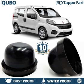 1 TAPÓN GUARDAPOLVO de faro Cubierta Bombilla para FIAT QUBO (2008-) Installación Kit Led Xenon