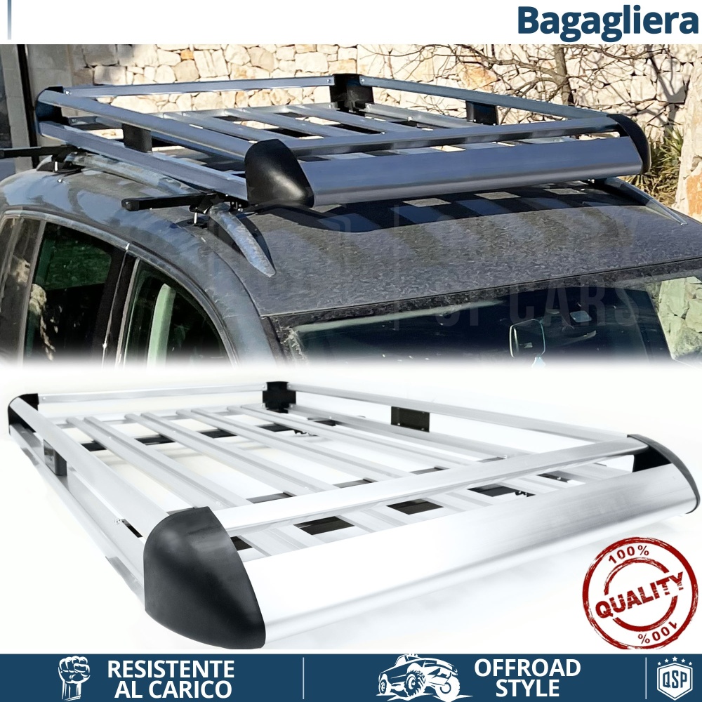 Portaequipajes de Techo para Renault Clio (4, 5 SW), Laguna (SW) | Cesta de Equipajes en Aluminio