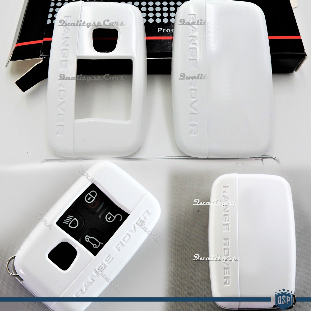 Funda Rígida Llave Mando Blanco para Land Rover Carcasa Protectora en Abs Térmico Funda Rígida Llave Mando Blanco para Land Rover Carcasa Protectora en Abs Térmico