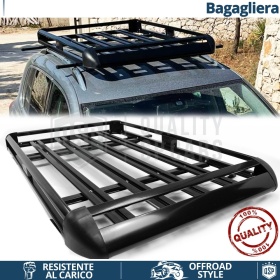 Cestello PORTAPACCHI Tetto Per Ssangyong Korando, Rexton, XLV | Bagagliera in ALLUMINIO Nero