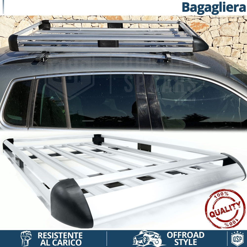 Portaequipajes de Techo para Ssangyong Korando, Rexton, XLV | Cesta de Equipajes en Aluminio