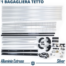 Portaequipajes de Techo para Ssangyong Korando, Rexton, XLV | Cesta de Equipajes en Aluminio
