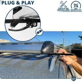 Portaequipajes de Techo para Ssangyong Korando, Rexton, XLV | Cesta de Equipajes en Aluminio