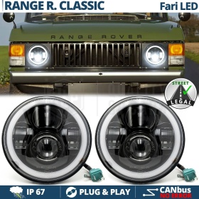 FAROS LED Angel Eyes para RANGE ROVER CLASSIC, Luz Blanca 6500K | APROBADO