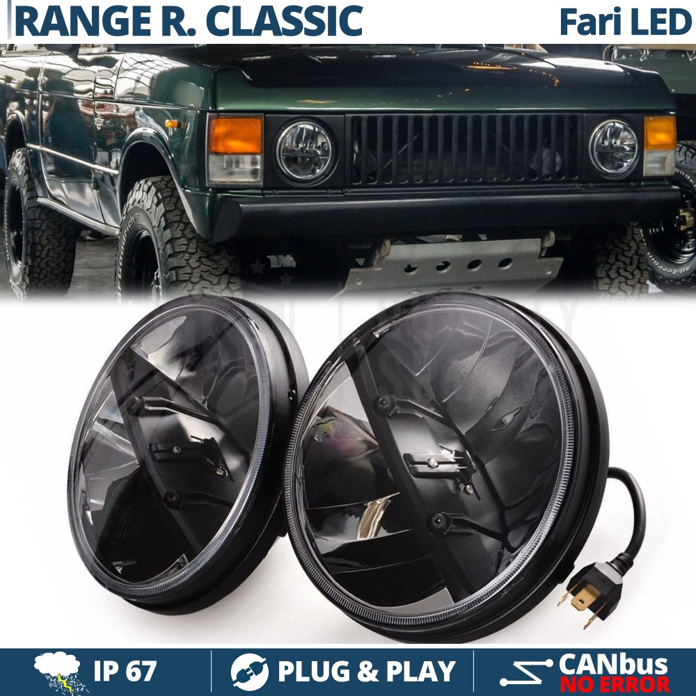 2 Faros Delanteros LED 7" para RANGE ROVER CLASSIC 6500K | Luces de Cruce + Carretera 2 Faros Delanteros LED 7" para RANGE ROVER CLASSIC 6500K | Luces de Cruce + Carretera