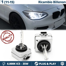 2x Bombillas Bi-Xenon D1S de Repuesto para BMW SERIE 1 F20/ F21 Luz 6.000K Blanco Frio Lámpara 35W