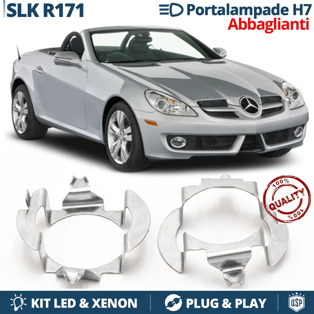 2 Adaptatores del Retenedor para MERCEDES SLK R171 Carretera | Soporte Bombilla Montaje KIT LED H7 2 Adaptatores del Retenedor para MERCEDES SLK R171 Carretera | Soporte Bombilla Montaje KIT LED H7
