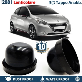 1 TAPÓN GUARDAPOLVO de faro para PEUGEOT 208 (2012-) Luces de Cruce Lenticulares | Cubierta Bombilla para Installación Kit Led Xenon
