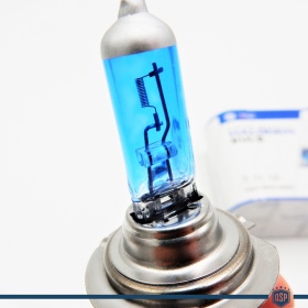 X2 H7 HALOGEN BULBS LIGHTS KIT 12V 55W, POWERFUL HEADLIGHT WHITE, XENON EFFECT, +35 Mt VISIBILITY