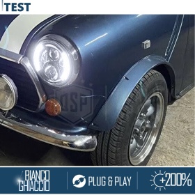 2 Faros Delanteros LED 7" para MINI-MINOR CLASICO 6500K | DRL, Cruce, Carretera, Intermitentes