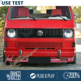 FAROS LED Angel Eyes para VW TRANSPORTER T3 T25 (79-85), Luz Blanca 6500K | APROBADO