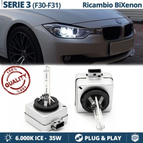 2x Bombillas Bi-Xenon D1S de Repuesto para BMW SERIE 3 F30/31 Luz 6.000K Blanco Frio Lámpara 35W