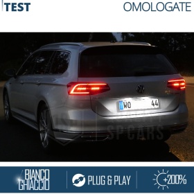2 Luci Targa LED per VW Passat B8 | Placchette Targa 18 LED CANbus 6500K Bianco Ghiaccio | Plug & Play